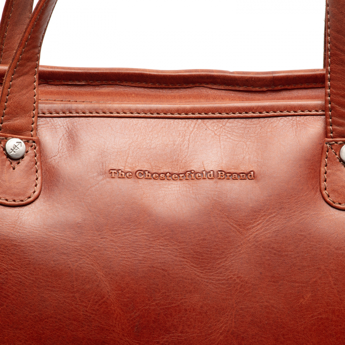 Geanta de dama, shopper, The Chesterfield Brand, din piele naturala, de mana si umar, Astano, Maro coniac [4]