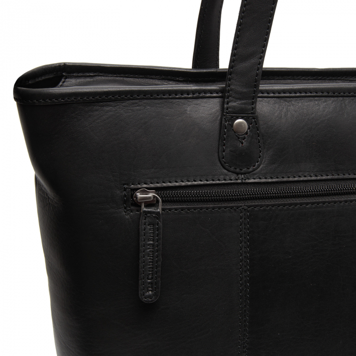 Geanta de dama, shopper, The Chesterfield Brand, din piele naturala, de mana si umar, Astano, Negru [5]