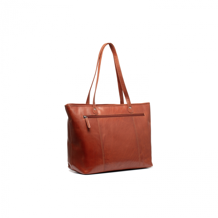Geanta de dama, shopper, The Chesterfield Brand, din piele naturala, de mana si umar, Ferrera, Maro coniac [6]