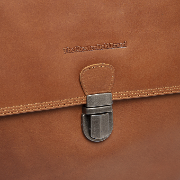 Geanta de dama, The Chesterfield Brand, din piele naturala, de mana si umar, Angera, Maro coniac [5]