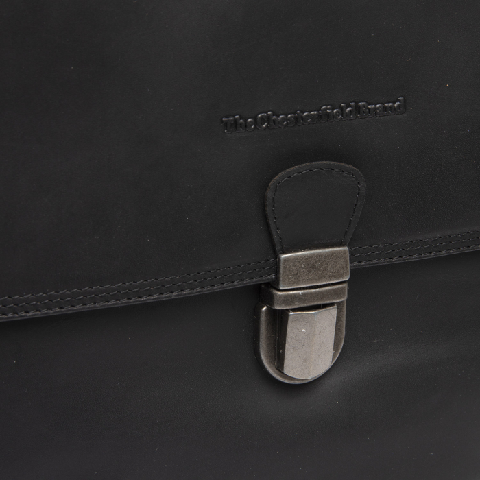 Geanta de dama, The Chesterfield Brand, din piele naturala, de mana si umar, Angera, Negru [2]