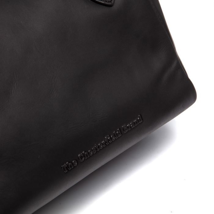Geanta de dama, The Chesterfield Brand, din piele naturala, de mana si umar Chili, Negru [3]