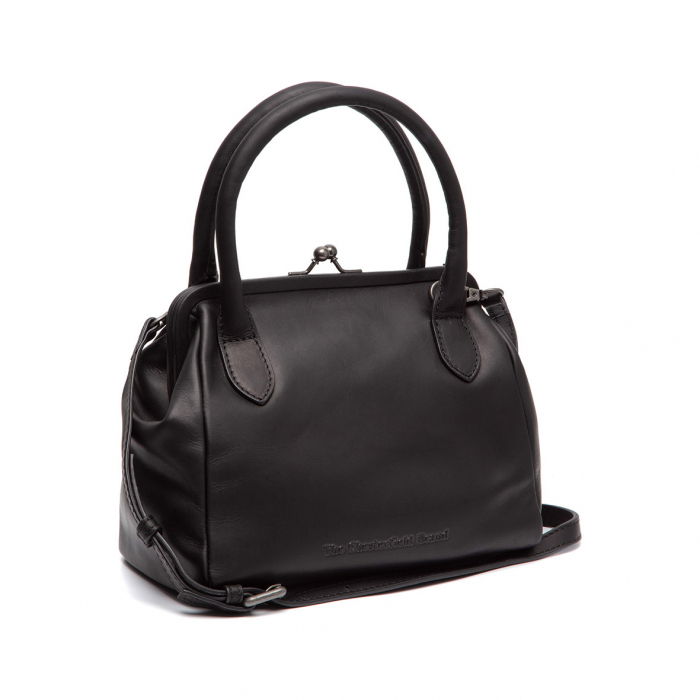 Geanta de dama, The Chesterfield Brand, din piele naturala, de mana si umar Chili, Negru [5]