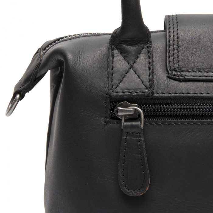 Geanta de dama, The Chesterfield Brand, din piele naturala, de mana si umar, Hockney, Negru [5]