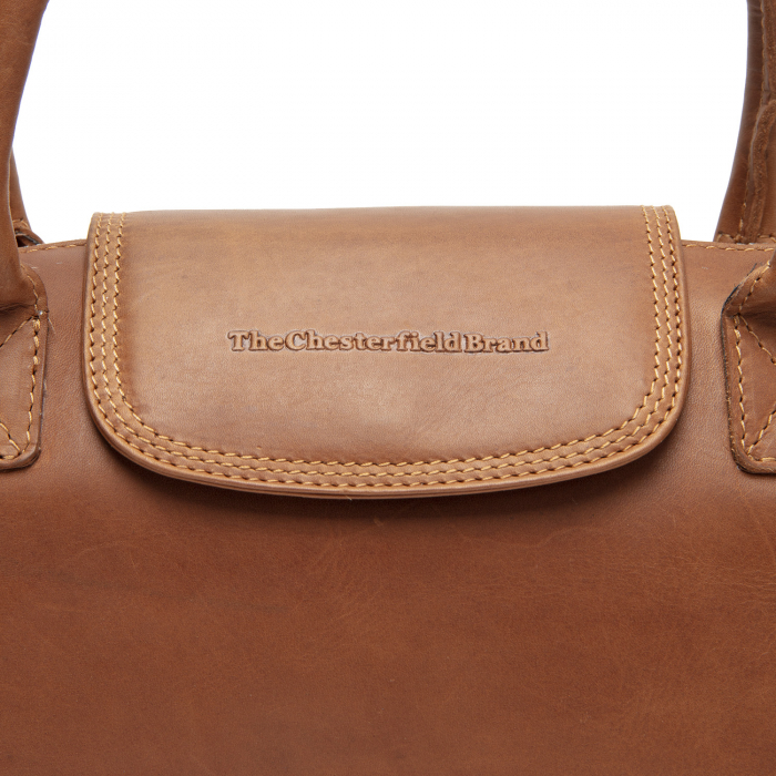 Geanta de dama, The Chesterfield Brand, din piele naturala, de mana si umar, Hockney, Maro coniac [2]