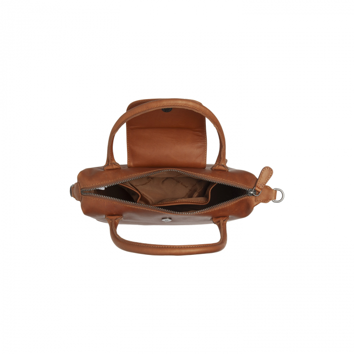 Geanta de dama, The Chesterfield Brand, din piele naturala, de mana si umar, Hockney, Maro coniac [4]