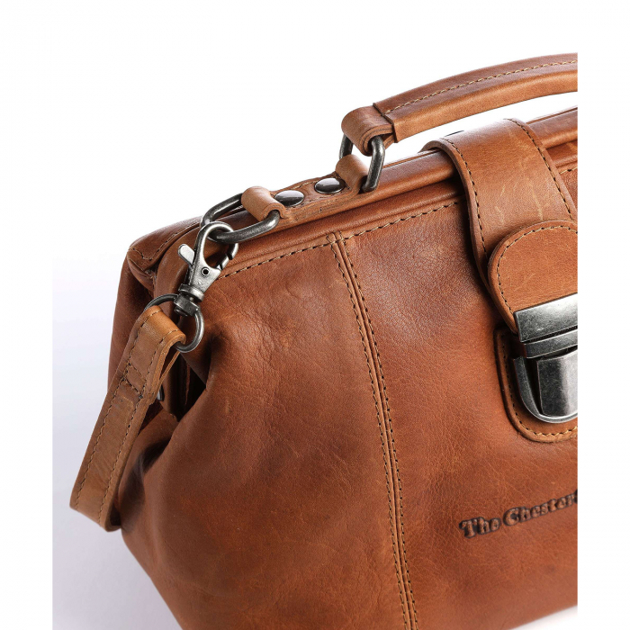 Geanta de dama, The Chesterfield Brand, din piele naturala, de mana si umar Rachael, Maro coniac [10]
