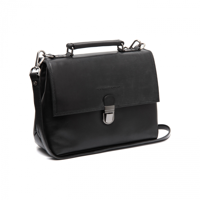 Geanta de dama, The Chesterfield Brand, din piele naturala, de mana si umar, Renata, Negru [1]
