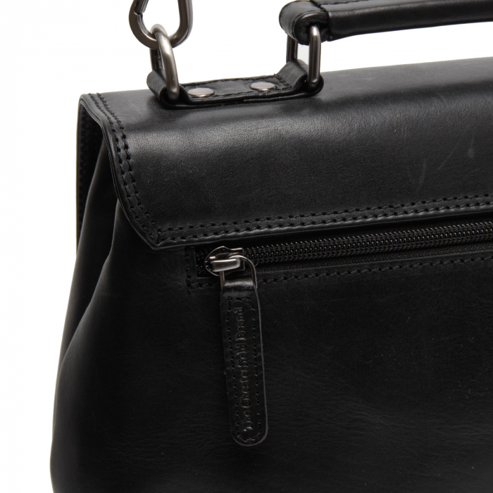 Geanta de dama, The Chesterfield Brand, din piele naturala, de mana si umar, Renata, Negru [5]