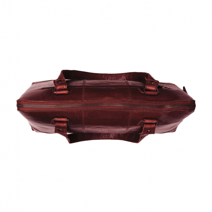 Geanta de dama, The Chesterfield Brand, din piele naturala de umar, Resa, Visiniu [3]