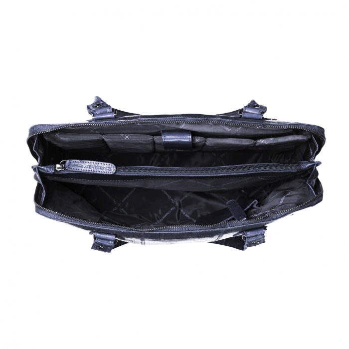 Geanta de dama, The Chesterfield Brand, din piele naturala de umar, Resa, Bleumarin [2]