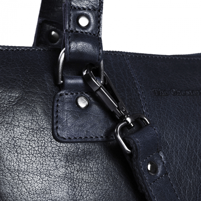 Geanta de dama, The Chesterfield Brand, din piele naturala de umar, Resa, Bleumarin [4]