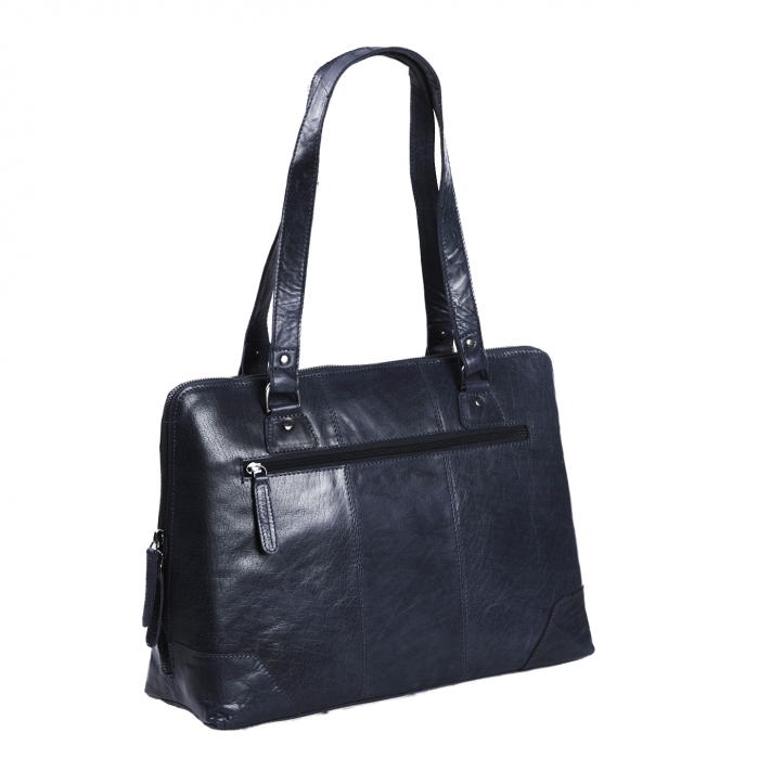Geanta de dama, The Chesterfield Brand, din piele naturala de umar, Resa, Bleumarin [5]