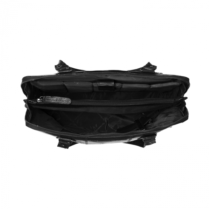 Geanta de dama, The Chesterfield Brand, din piele naturala de umar, Resa, Negru [3]