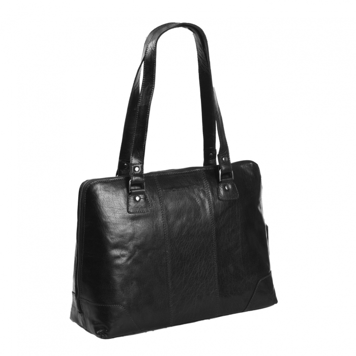 Geanta de dama, The Chesterfield Brand, din piele naturala de umar, Resa, Negru [2]