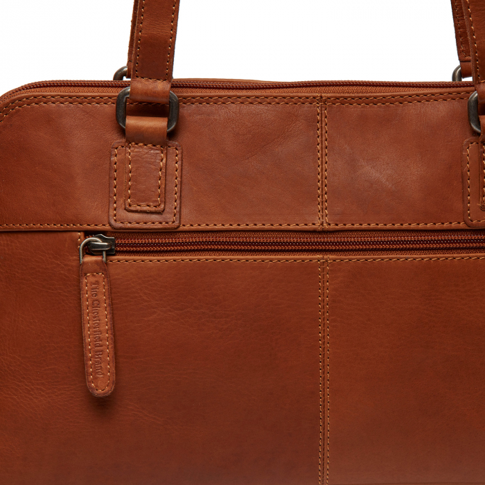 Geanta dama,The Chesterfield Brand, din piele naturala de umar, Santorini, Maro coniac [6]