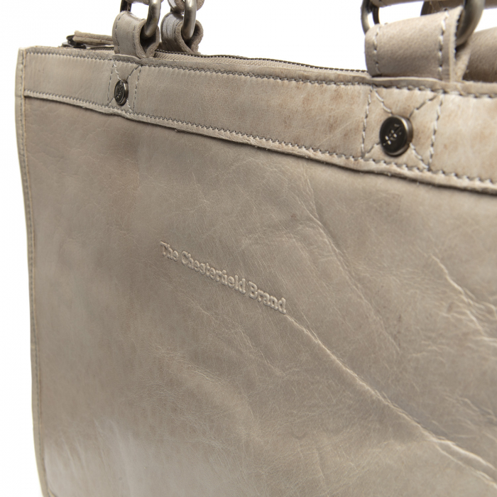 Geanta de dama din piele naturala, The Chesterfield Brand, Stockholm, Crem [6]