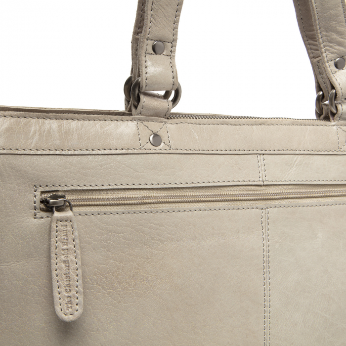Geanta de dama din piele naturala, The Chesterfield Brand, Stockholm, Crem [5]