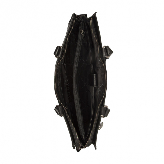 Geanta de dama din piele naturala, The Chesterfield Brand, Stockholm, Negru [2]