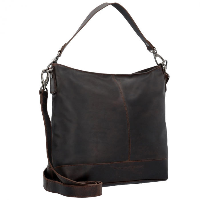 Geanta de dama, The Chesterfield Brand, piele naturala de mana si umar, Amelia, Maro inchis [2]