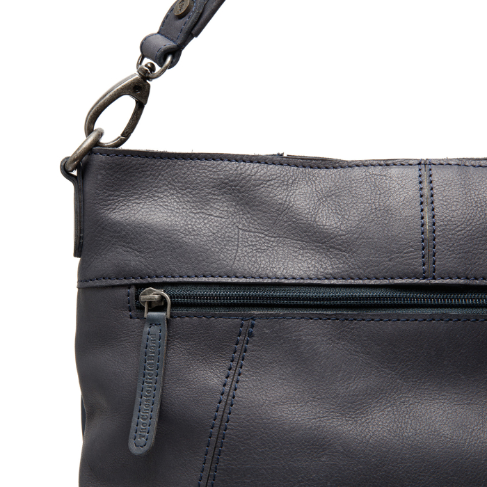Geanta de dama, The Chesterfield Brand, piele naturala de mana si umar, Sintra, Bleumarin [3]