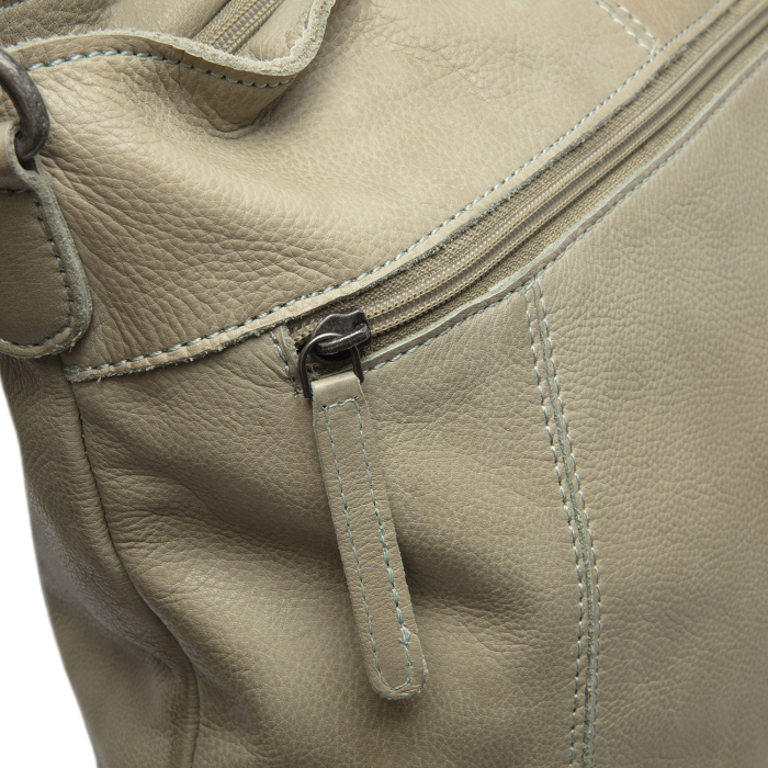 Geanta de dama, The Chesterfield Brand, piele naturala de mana si umar, Sintra, Verde marin [4]