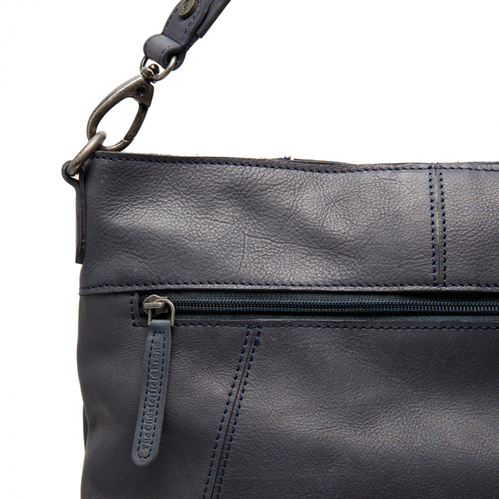 Geanta de dama, The Chesterfield Brand, piele naturala de mana si umar, Sintra, Bleumarin [5]