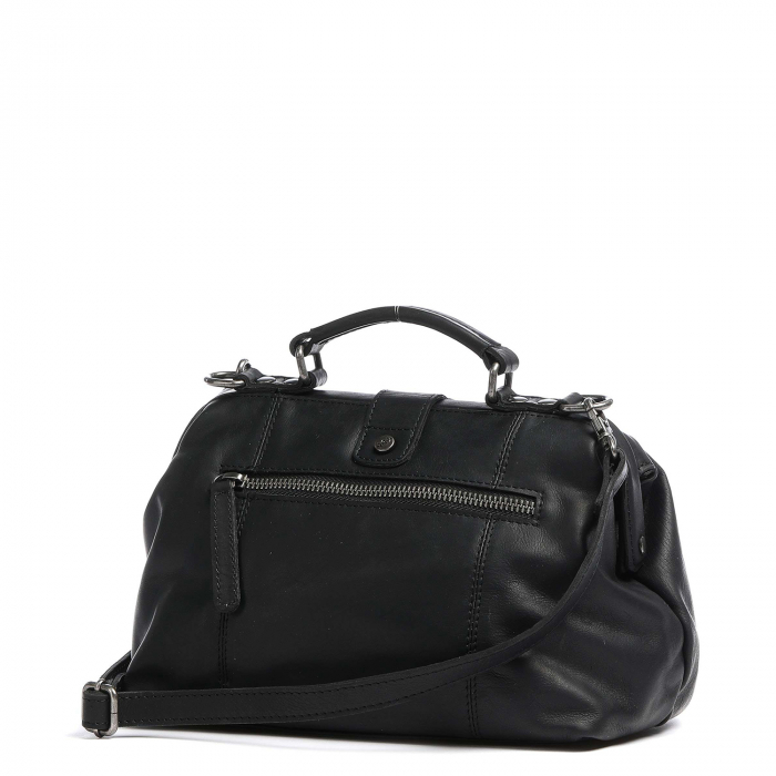 Geanta de dama, The Chesterfield Brand, din piele naturala, de mana si umar Rachael, Negru [4]
