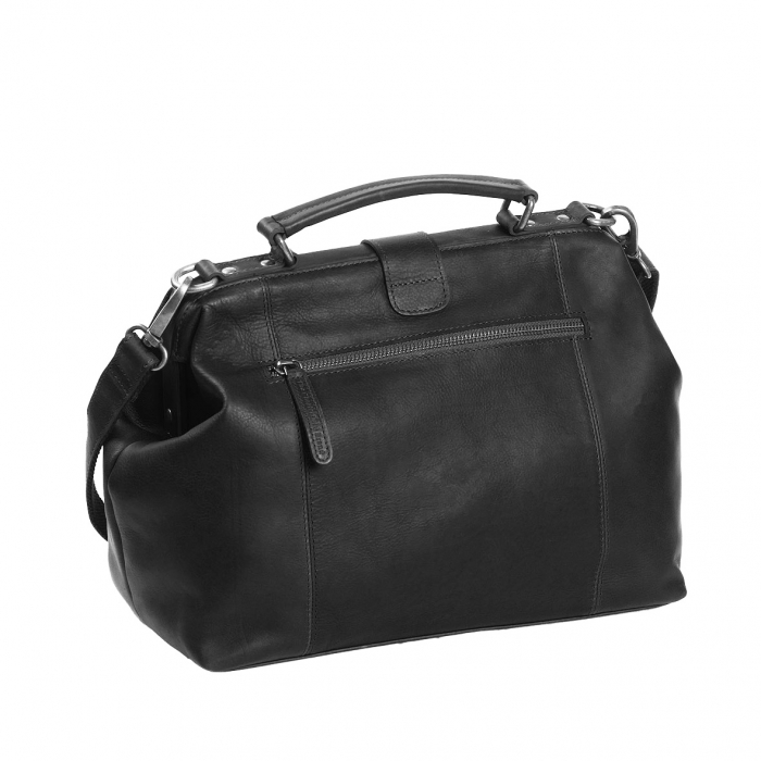 Geanta de dama, tip doctor, The Chesterfield Brand, piele naturala, Shaun, Negru [6]