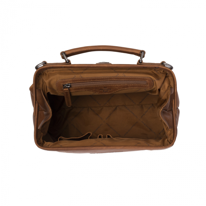 Geanta de dama, tip doctor, The Chesterfield Brand, piele naturala, Shaun, Maro coniac [3]
