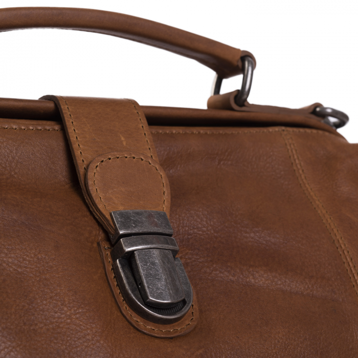 Geanta de dama, tip doctor, The Chesterfield Brand, piele naturala, Shaun, Maro coniac [5]