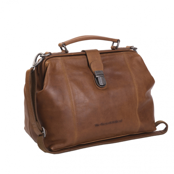 Geanta de dama, tip doctor, The Chesterfield Brand, piele naturala, Shaun, Maro coniac [2]