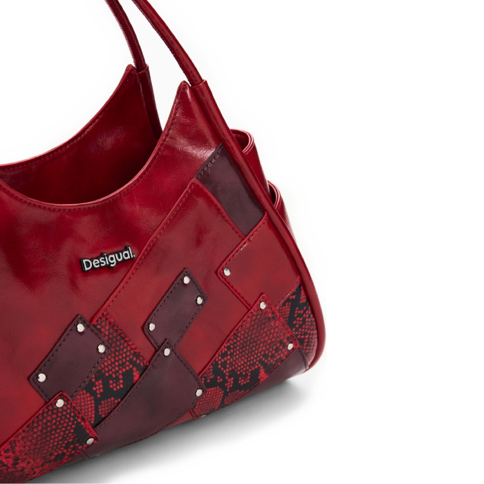 Geanta de dimensiuni medii, de dama, de mana si umar, Desigual, Velvet Rebellion, Rosu [6]