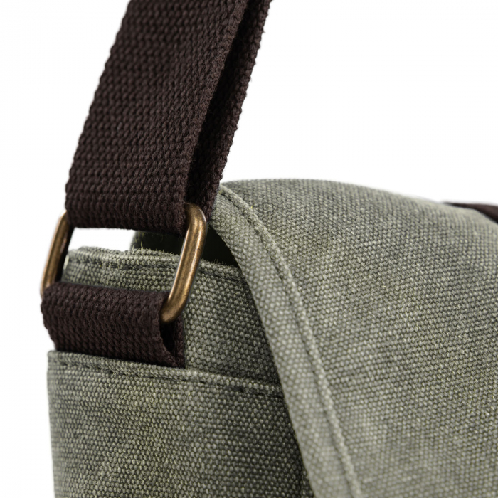 Geanta de laptop Daniel Ray, din material textil, seria McAllen, Verde olive [4]