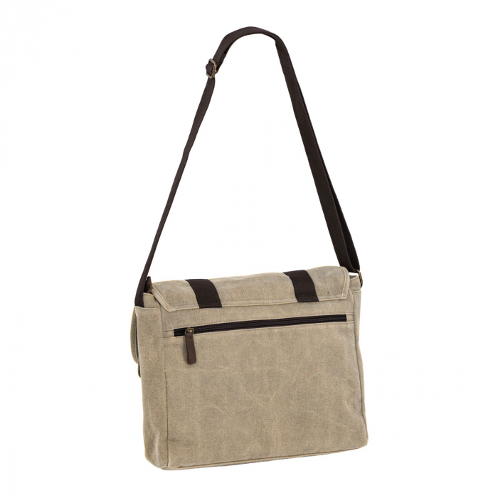 Geanta de laptop Daniel Ray, din material textil, seria McAllen, Khaki [5]