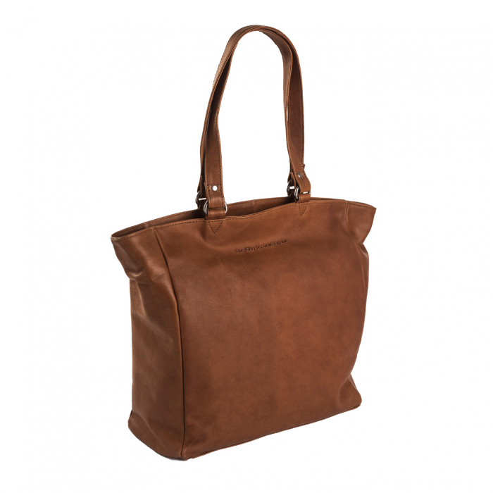 Geanta de laptop din piele naturala, The Chesterfield Brand, Berlin 15.4 inch, Maro coniac [4]