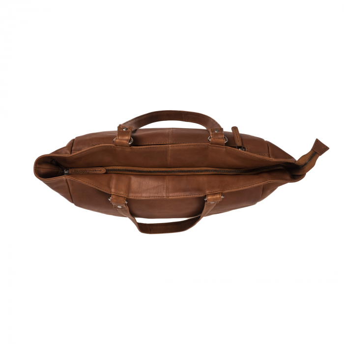 Geanta de laptop din piele naturala, The Chesterfield Brand, Berlin 15.4 inch, Maro coniac [6]