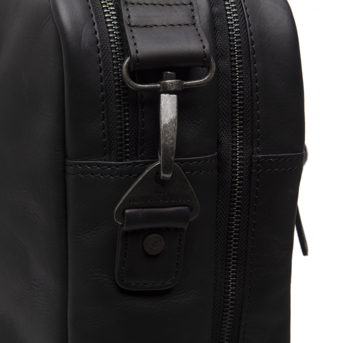 Geanta de laptop din piele naturala, The Chesterfield Brand, Boston, Negru [6]