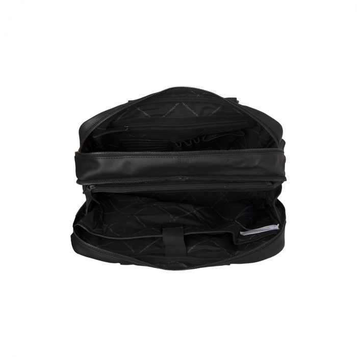 Geanta de laptop din piele naturala, The Chesterfield Brand, Boston, Negru [5]