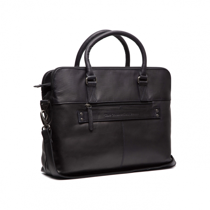 Geanta de laptop din piele naturala, The Chesterfield Brand, Cameron 15 inch, Negru [3]