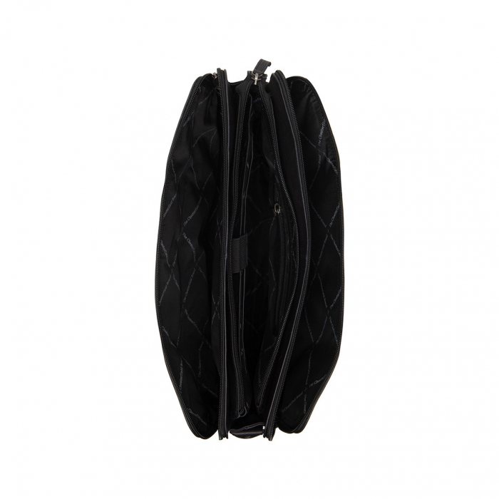 Geanta de laptop din piele naturala, The Chesterfield Brand, Cameron 15 inch, Negru [2]