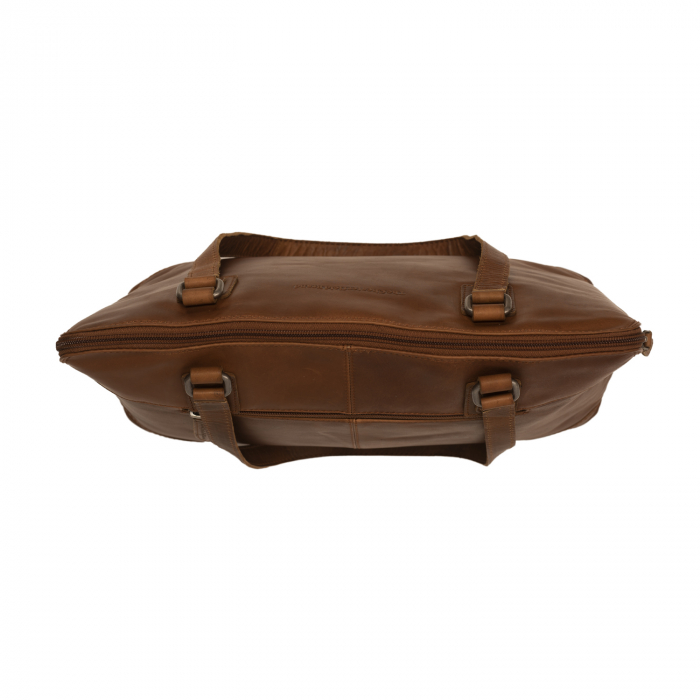 Geanta de laptop din piele naturala, The Chesterfield Brand, Flint 13 inch, Maro coniac [5]