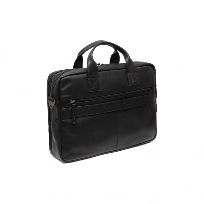 Geanta de laptop din piele naturala, The Chesterfield Brand, Frazer 15 inch, Negru [6]