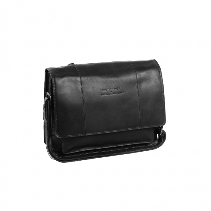 Geanta de laptop din piele naturala, The Chesterfield Brand, Gent, 15.6 inch, Negru [2]