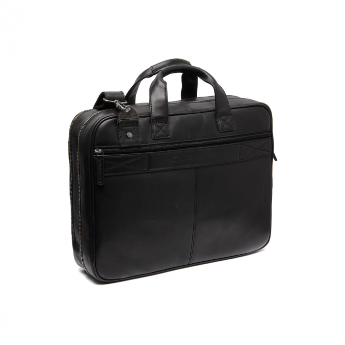 Geanta de laptop din piele naturala, The Chesterfield Brand, Iseo 15 inch, Negru [6]