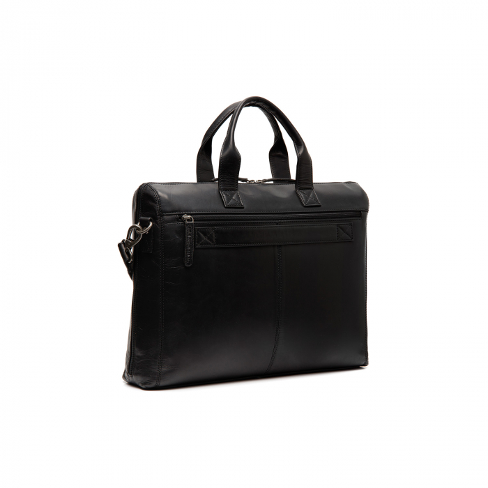 Geanta de laptop din piele naturala, The Chesterfield Brand, Levanto 14 inch, Negru [6]