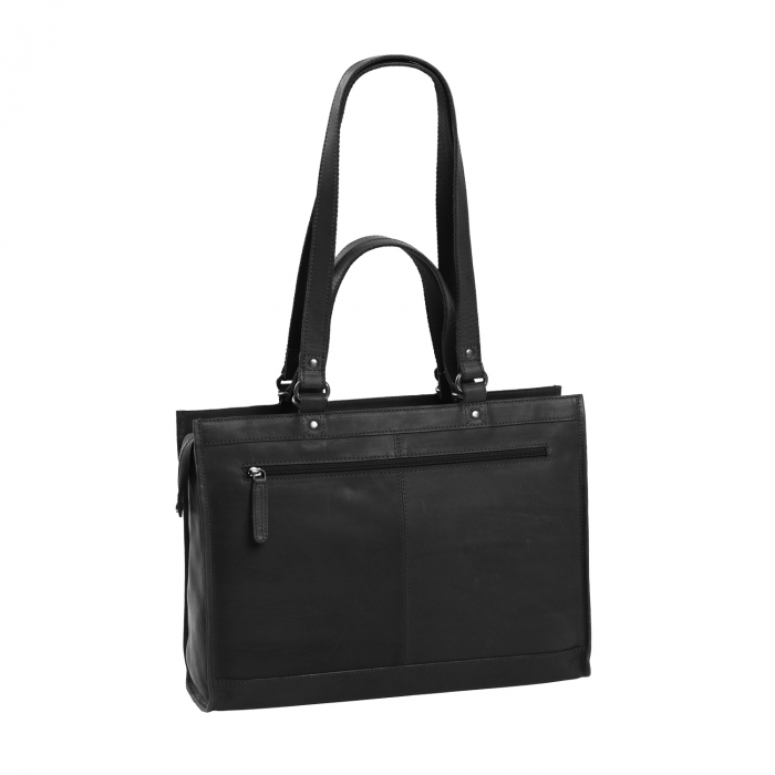 Geanta de laptop din piele naturala, The Chesterfield Brand, Lima, 15 inch, Negru [6]