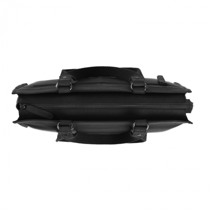 Geanta de laptop din piele naturala, The Chesterfield Brand, Lima, 15 inch, Negru [4]