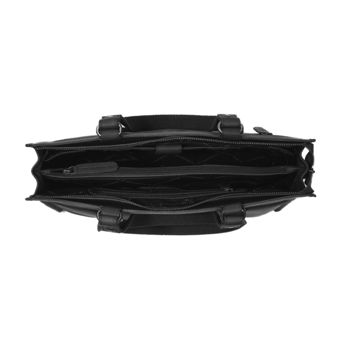 Geanta de laptop din piele naturala, The Chesterfield Brand, Lima, 15 inch, Negru [3]