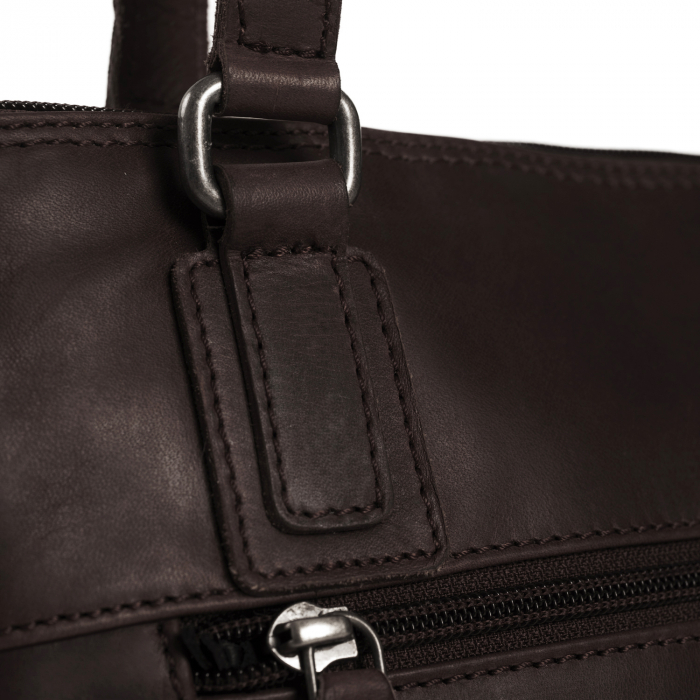 Geanta de laptop din piele naturala, The Chesterfield Brand, Manon, 14 inch, Negru [10]